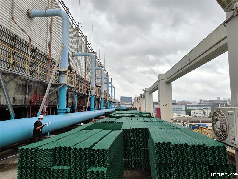 冷却塔填料更换